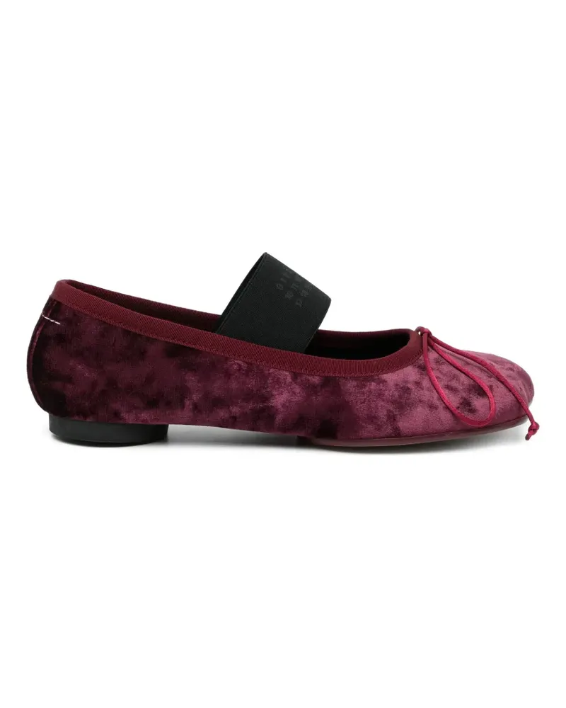 Maison Margiela Ballerinas mit elastischen Riemen - Rot Rot