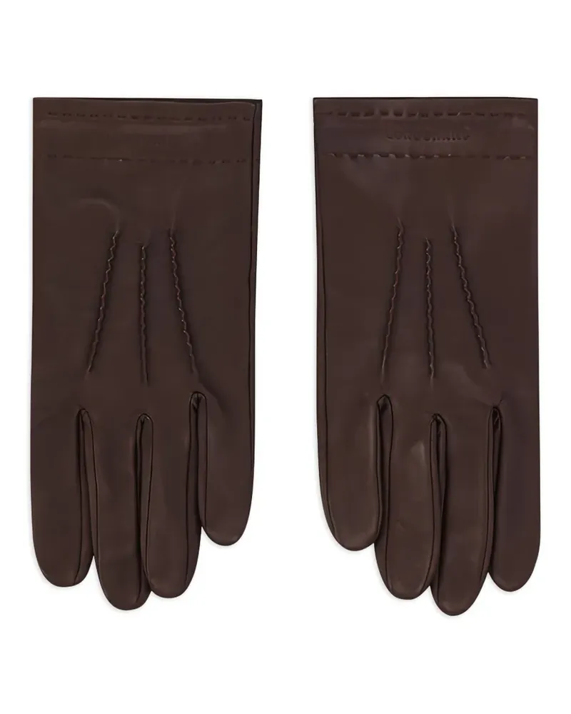 Longchamp Handschuhe aus Leder - Braun Braun