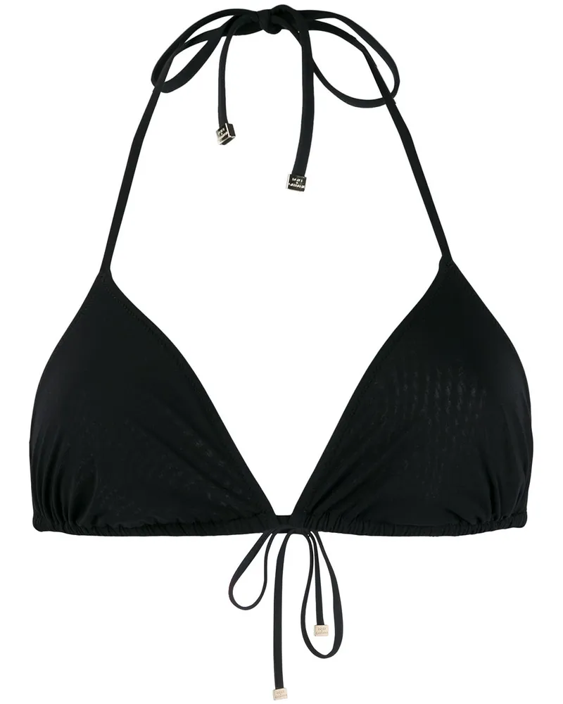 Dolce & Gabbana Triangel-Bikinioberteil - Schwarz Schwarz