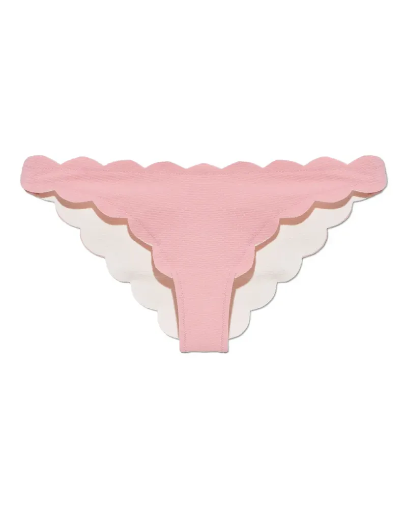 Marysia Bikinihöschen mit Wellenkanten - Rosa Rosa