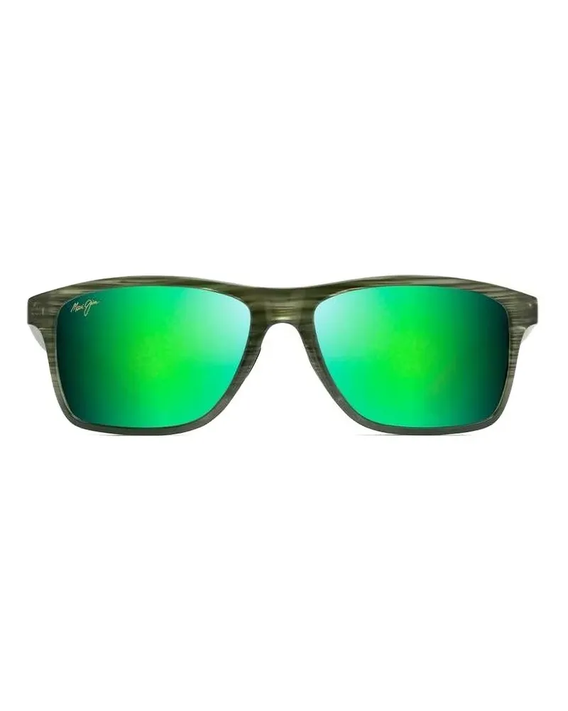 Maui Jim Onshore Sonnenbrille mit eckigem Gestell - Grün Grün