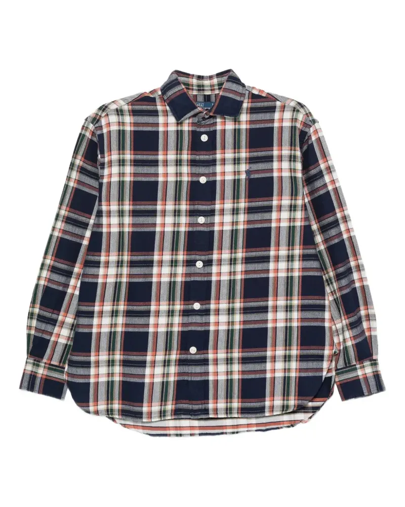 Ralph Lauren plaid-check long-sleeve shirt - Blau Blau