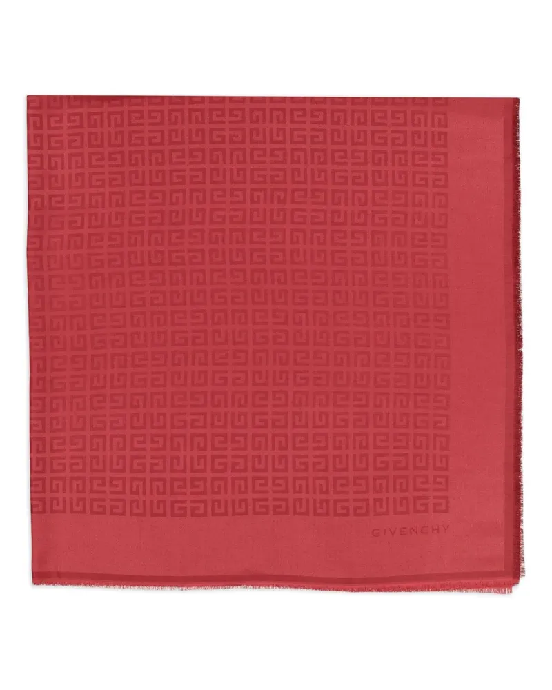 Givenchy Schal mit 4G-Print - Rot Rot