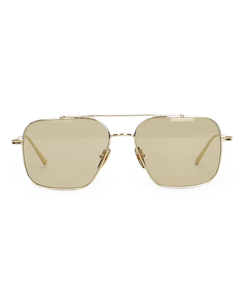 CHIMI Sonnenbrille mit geometrischem Gestell - Gold Gold