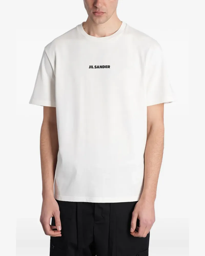 Jil Sander logo-print T-shirt - Weiß Weiß