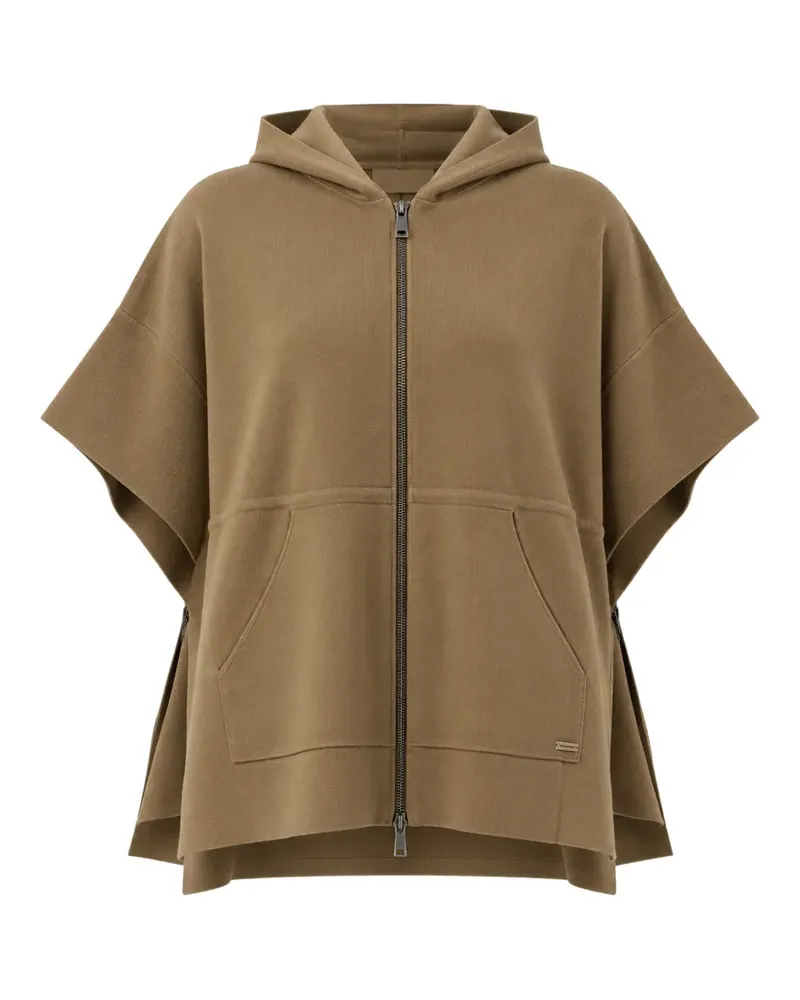 Max Mara Cardigan mit Kordelzug - Braun Braun