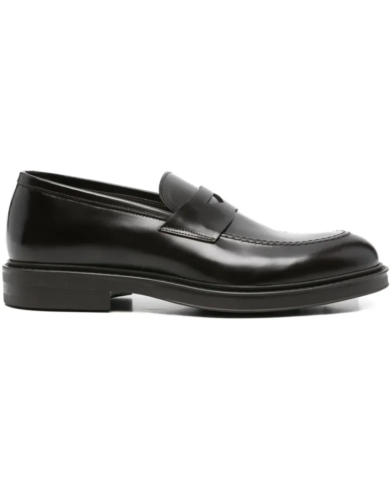 Green George Penny-Loafer aus Leder - Braun Braun