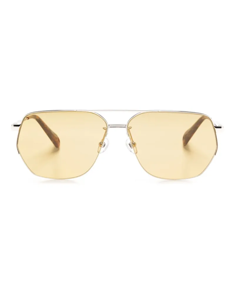 Jacquemus The Aviador Sonnenbrille - Gold Gold