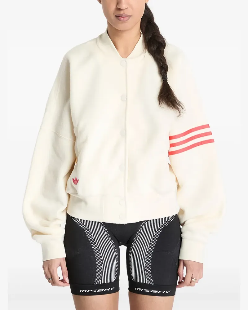 adidas Originals Bomberjacke aus Fleece - Nude Nude
