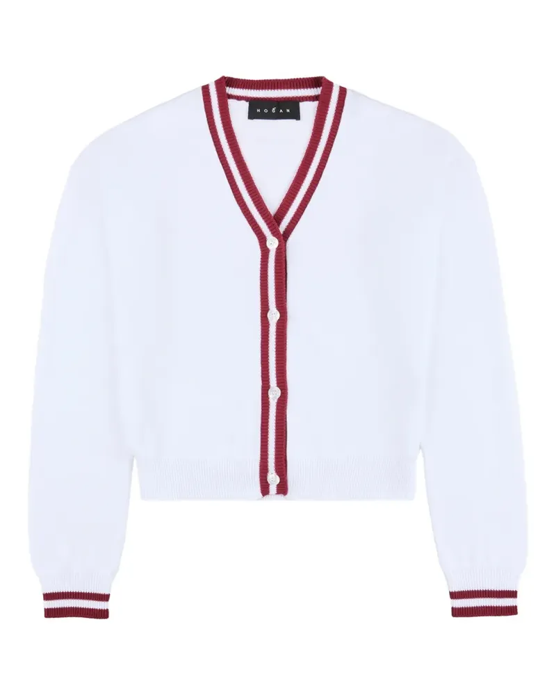 Hogan Cardigan aus Baumwolle - Weiß Weiß