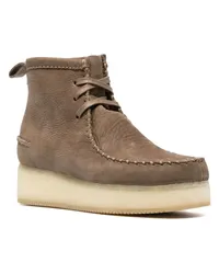 Clarks Wallabee Wildlederstiefel Braun