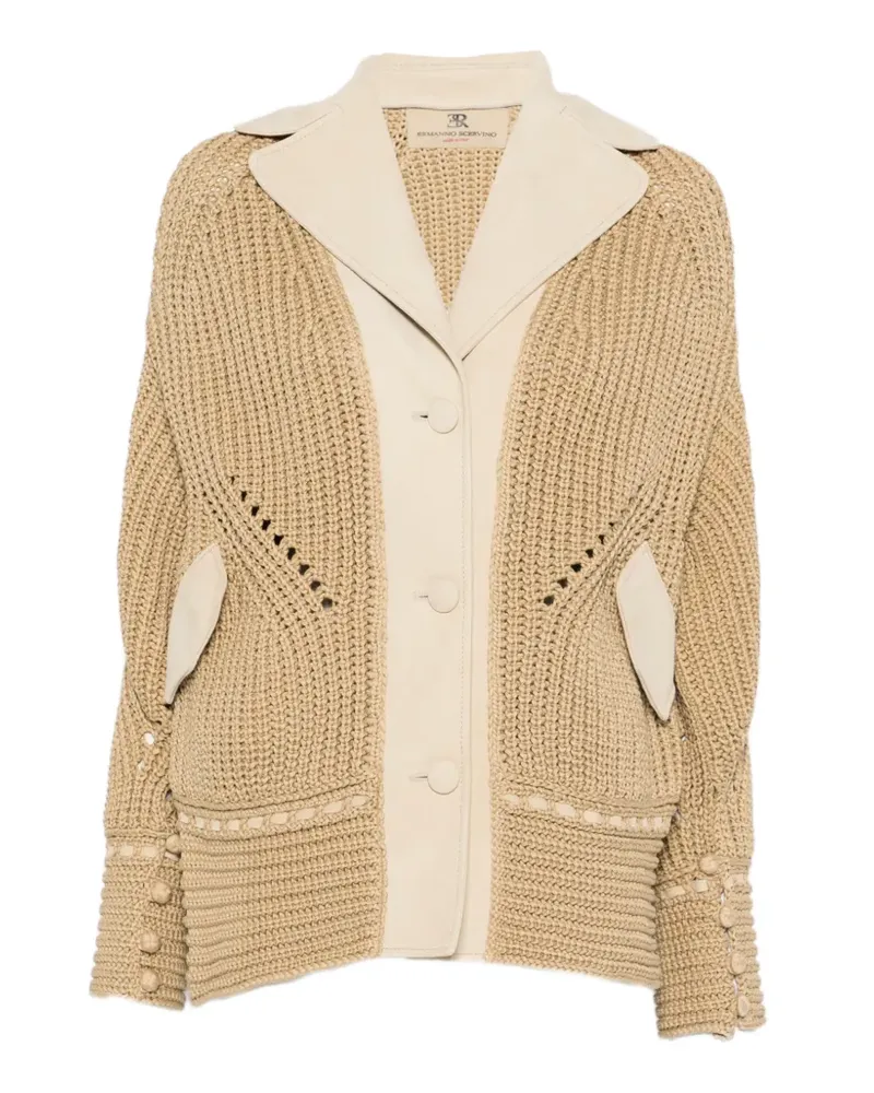 Ermanno Scervino Gehäkelter Cardigan - Nude Nude