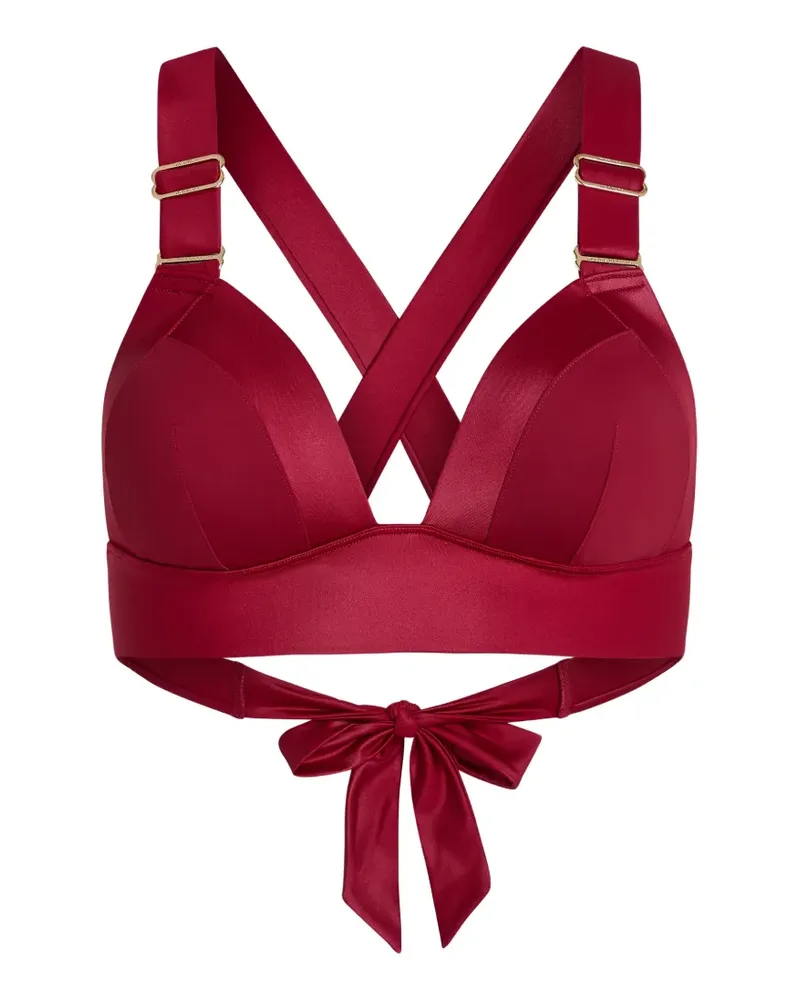 Marlies Dekkers Wattiertes Bikinioberteil - Rot Rot