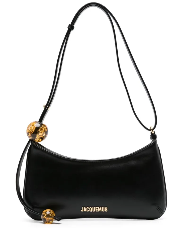 Jacquemus Le Bisou Perle Schultertasche - Schwarz Schwarz