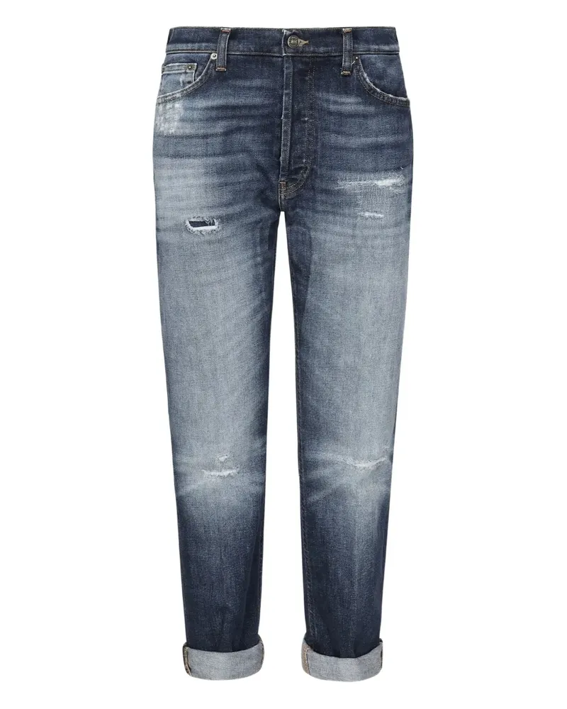Dondup Jeans im Distressed-Look - Blau Blau
