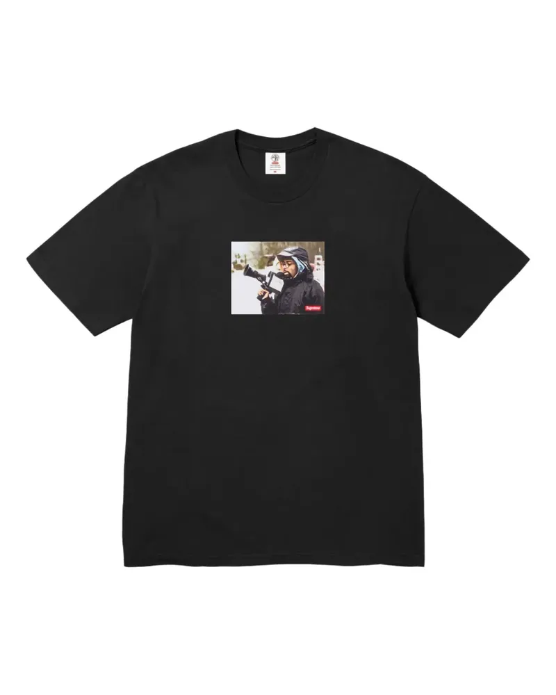 Supreme Being x 40 Acres Spike "SS25 - Black" T-Shirt - Schwarz Schwarz