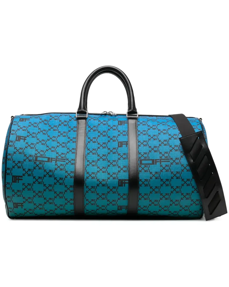 OFF-WHITE Reisetasche mit Pfeilen - Blau Blau