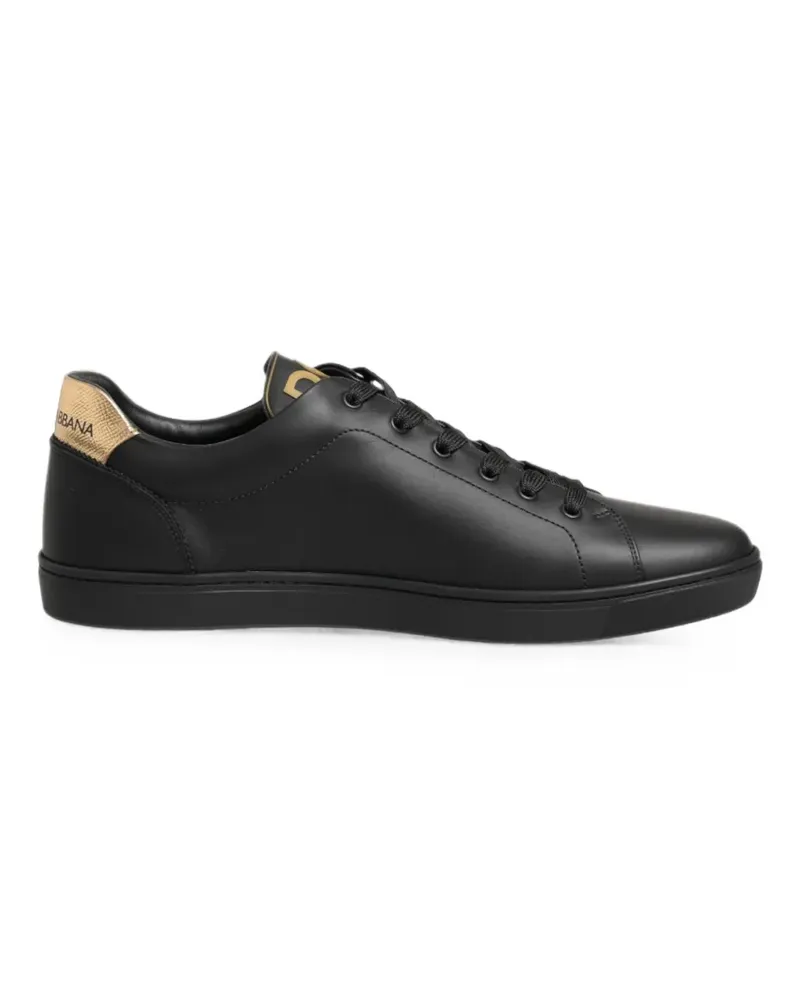 Dolce & Gabbana Sneakers mit Herzapplikation - Schwarz Schwarz