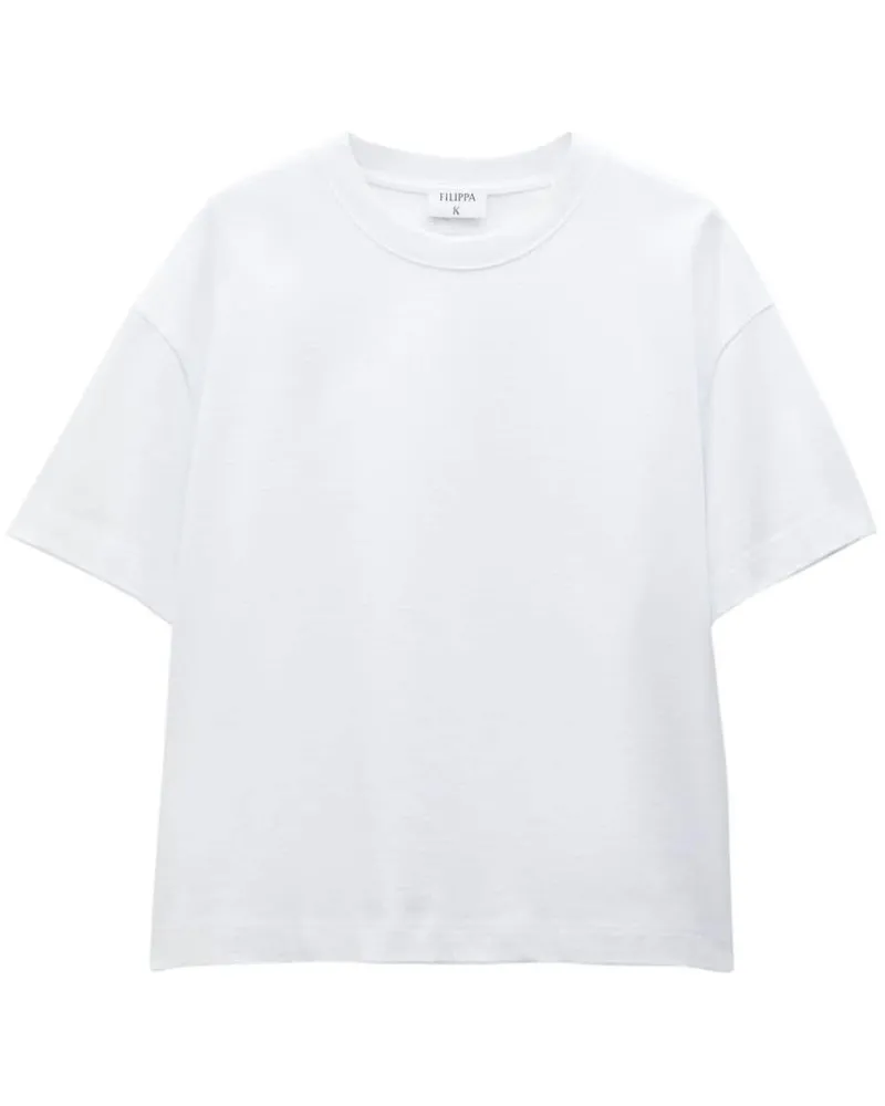Filippa K Oversized-T-Shirt aus Bio-Baumwolle - Weiß Weiß