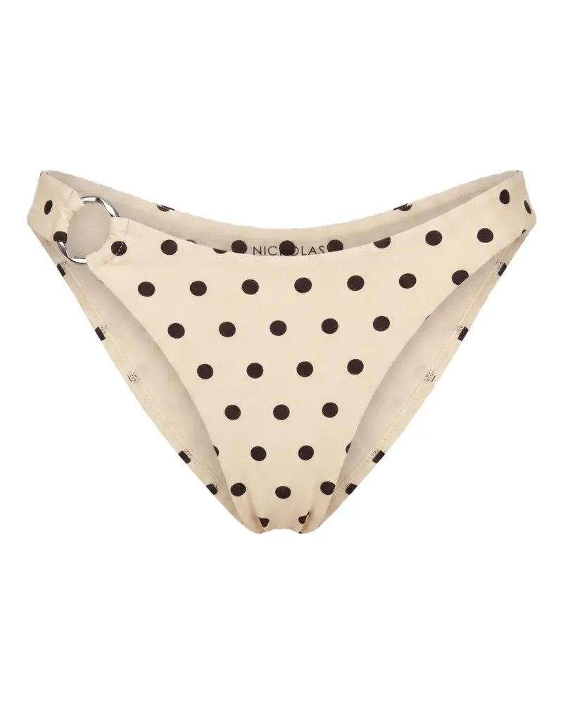 NICHOLAS Malie bikini top - Nude Nude