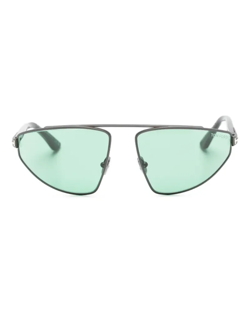 Tom Ford Geometrische Parker 02 Sonnenbrille - Schwarz Schwarz