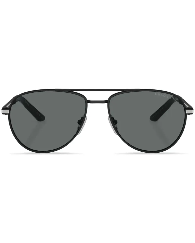 Prada Getönte Pilotenbrille - Schwarz Schwarz