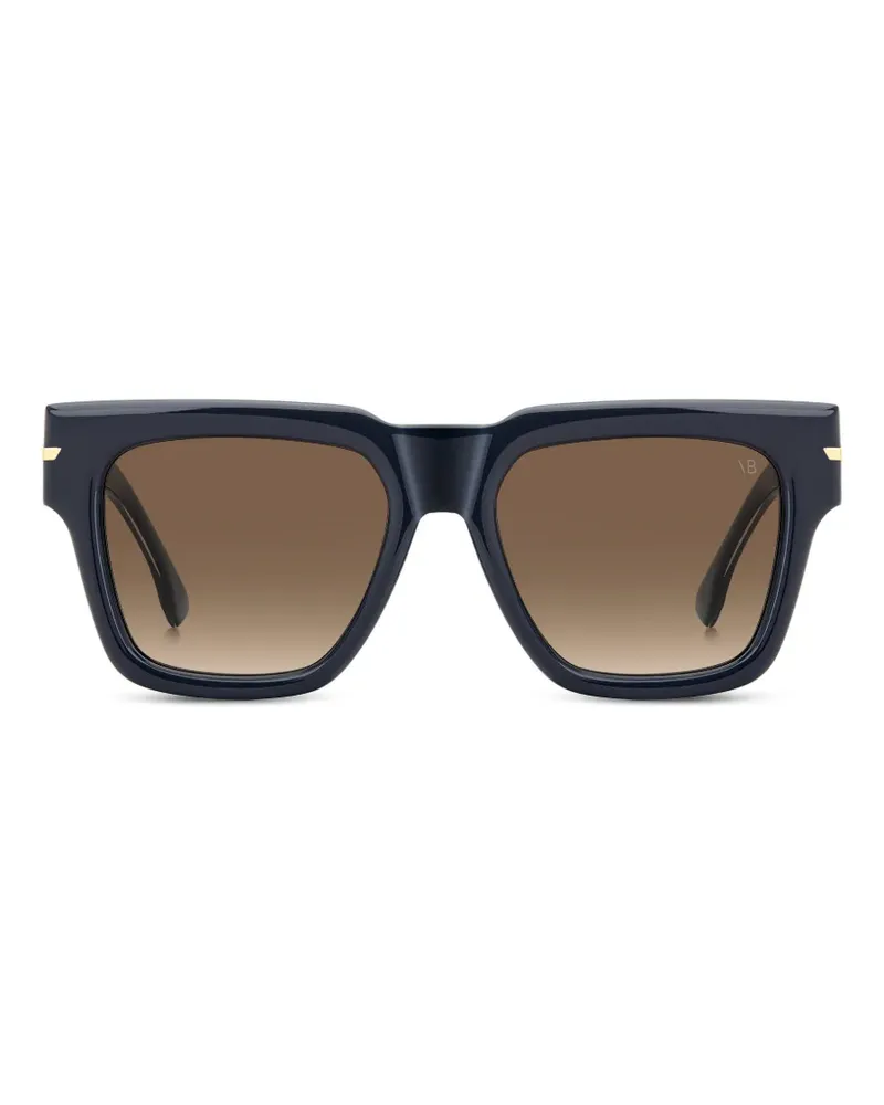 Victoria Beckham Eckige Sonnenbrille - Blau Blau
