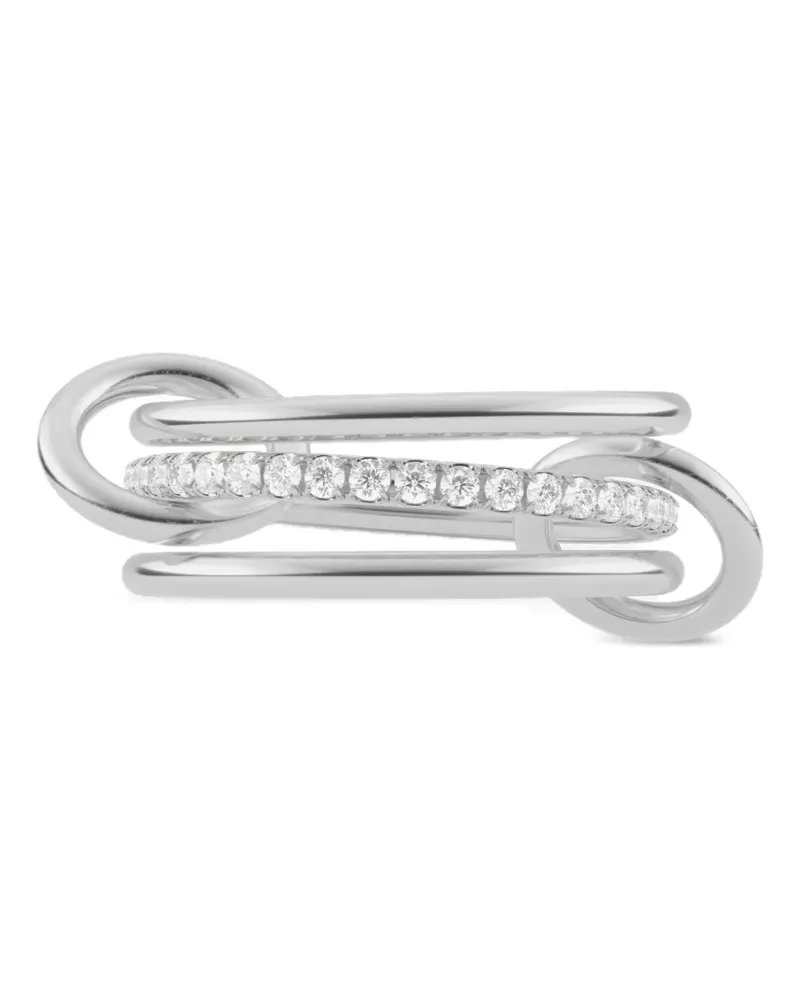 Spinelli Kilcollin Sonny Ring mit Diamanten - Silber Silber