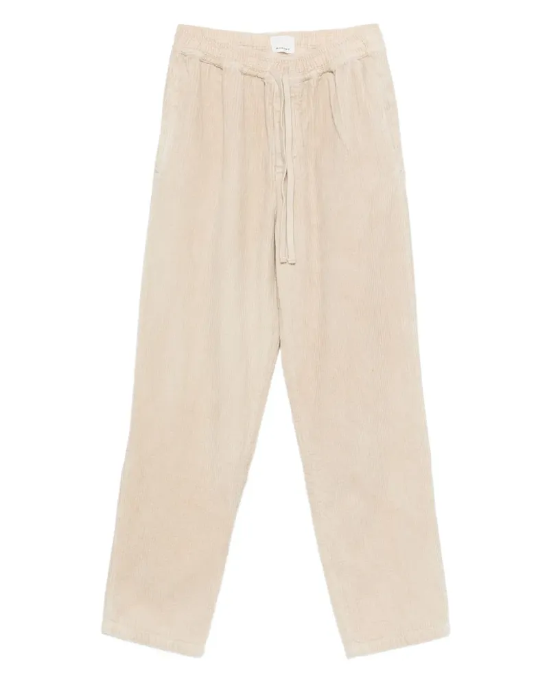 Isabel Marant Gerade Cordhose mit Kordelzug - Nude Nude