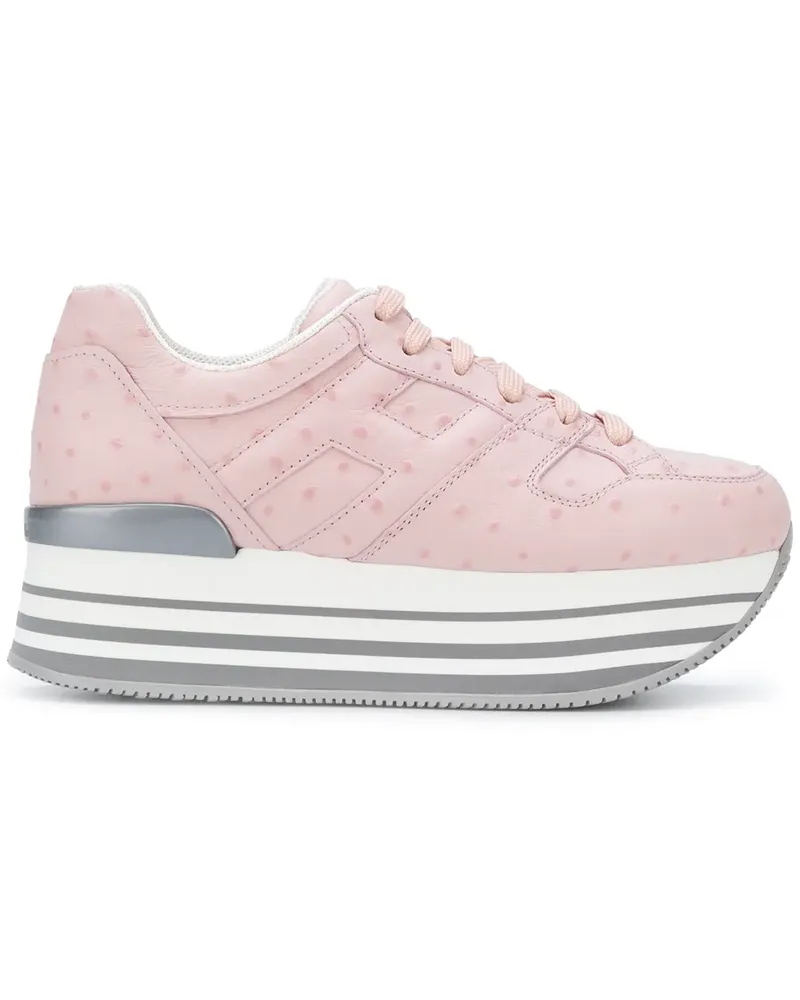 Hogan Sneakers mit Plateausohle - Rosa Rosa