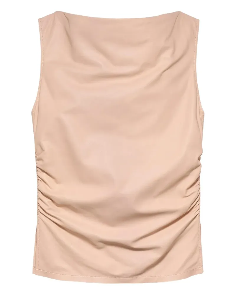 Arma Lina draped sleeveless blouse - Rosa Rosa