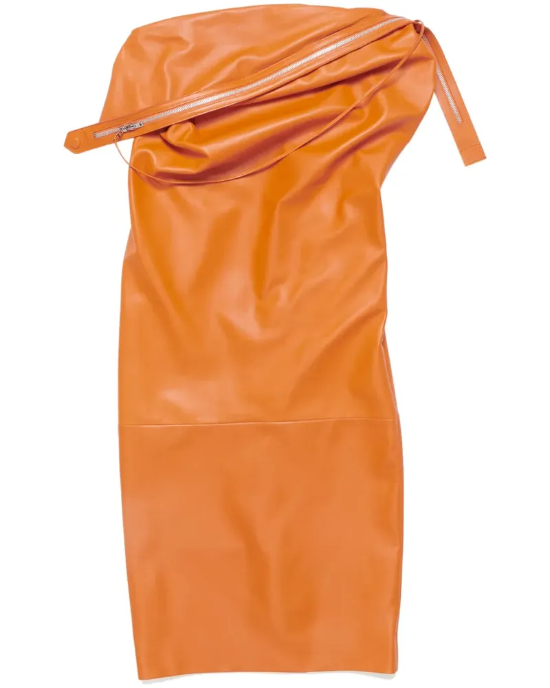 Acne Studios Kleid aus Leder - Orange Orange
