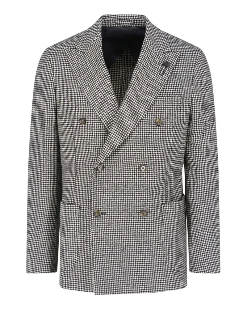 LARDINI Doppelreihige Jacke - Grau Grau