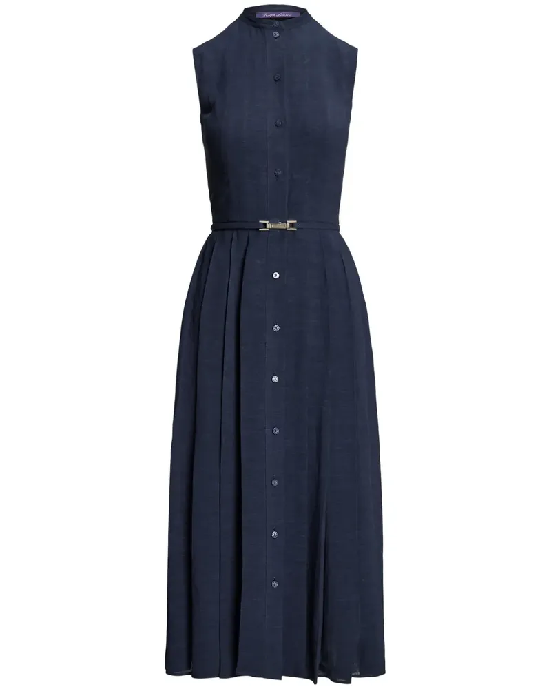 Ralph Lauren Ärmelloses Kleid mit Gürtel - Blau Blau
