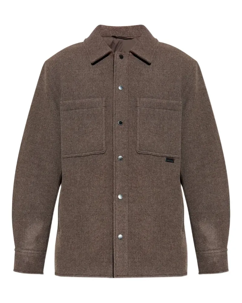 Canada Goose Hemdjacke mit aufgesetzter Tasche - Braun Braun