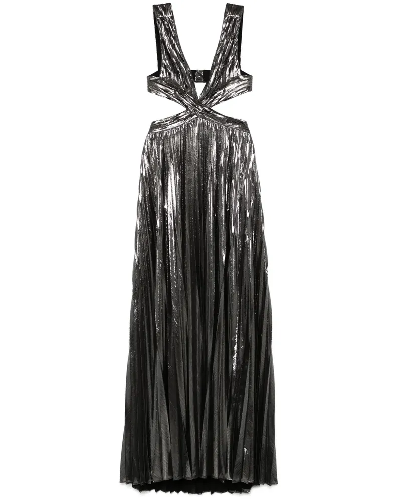 Retrofête Dracey Maxikleid - Grau Grau