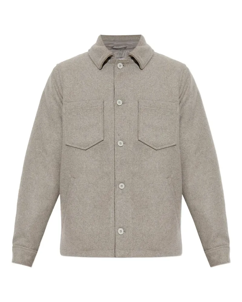 Samsøe & Samsøe Pally Hemdjacke mit geknöpften Taschen - Nude Nude