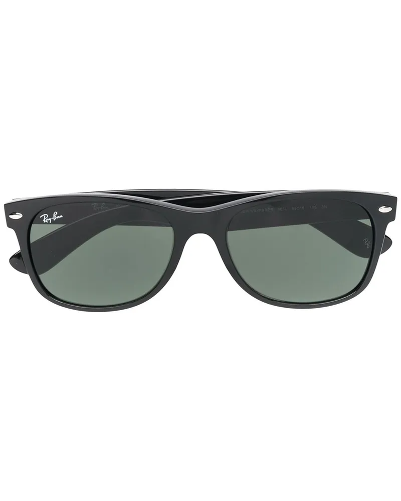 Ray Ban Eckige Sonnenbrille - Schwarz Schwarz