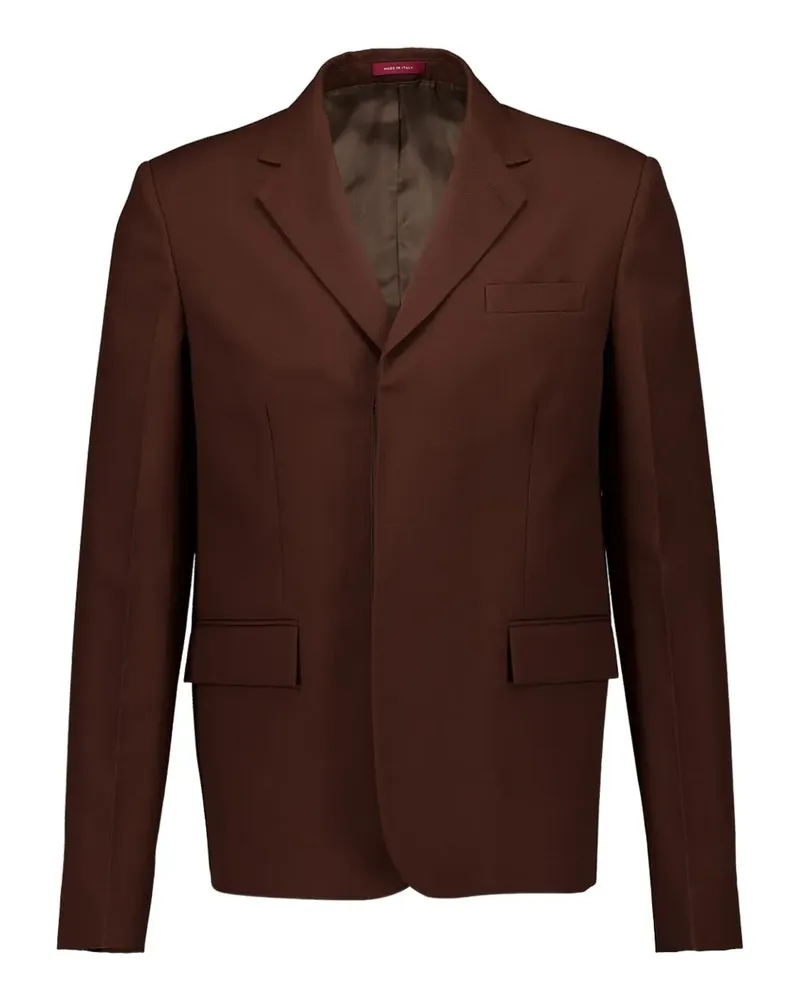 Gucci Sakko mit geprägten Ärmeln - CHOCOLATE Chocolate