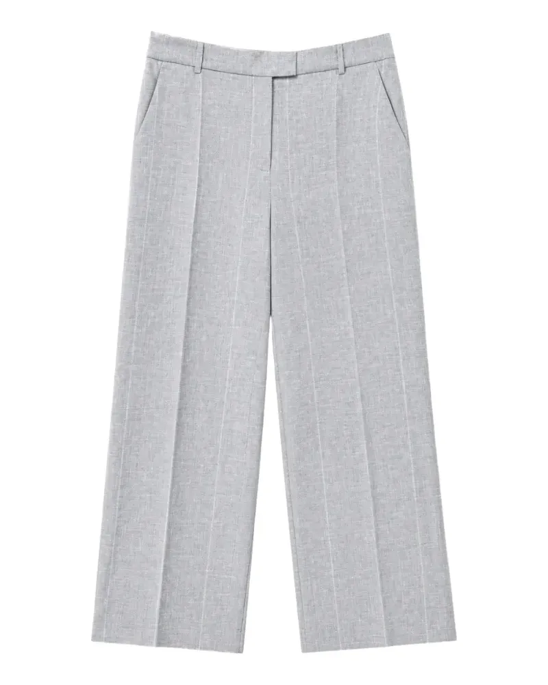 Eleventy Hose mit Nadelstreifen - Grau Grau