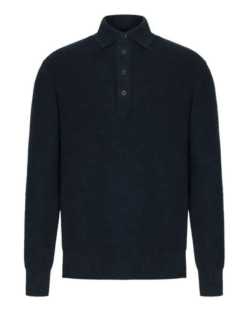 Ermenegildo Zegna Oasi cashmere polo shirt - Blau Blau