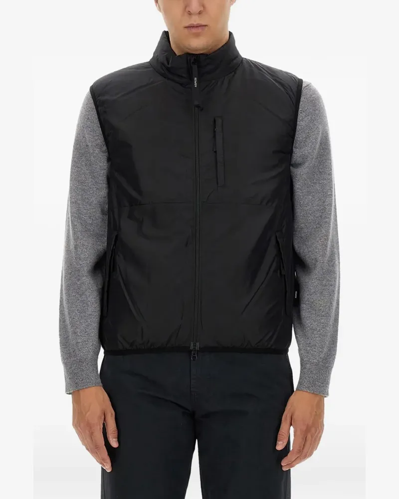 ASPESI high-neck padded vest - Schwarz Schwarz