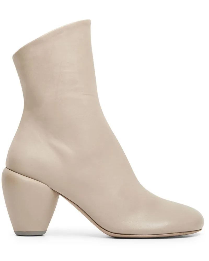Marsèll Conotto Stiefel aus Leder 80mm - Nude Nude