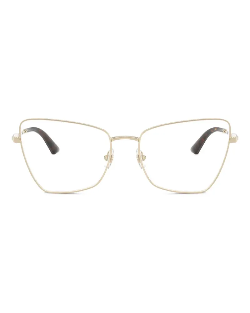 Jimmy Choo Brille im Cat-Eye-Design - Gold Gold