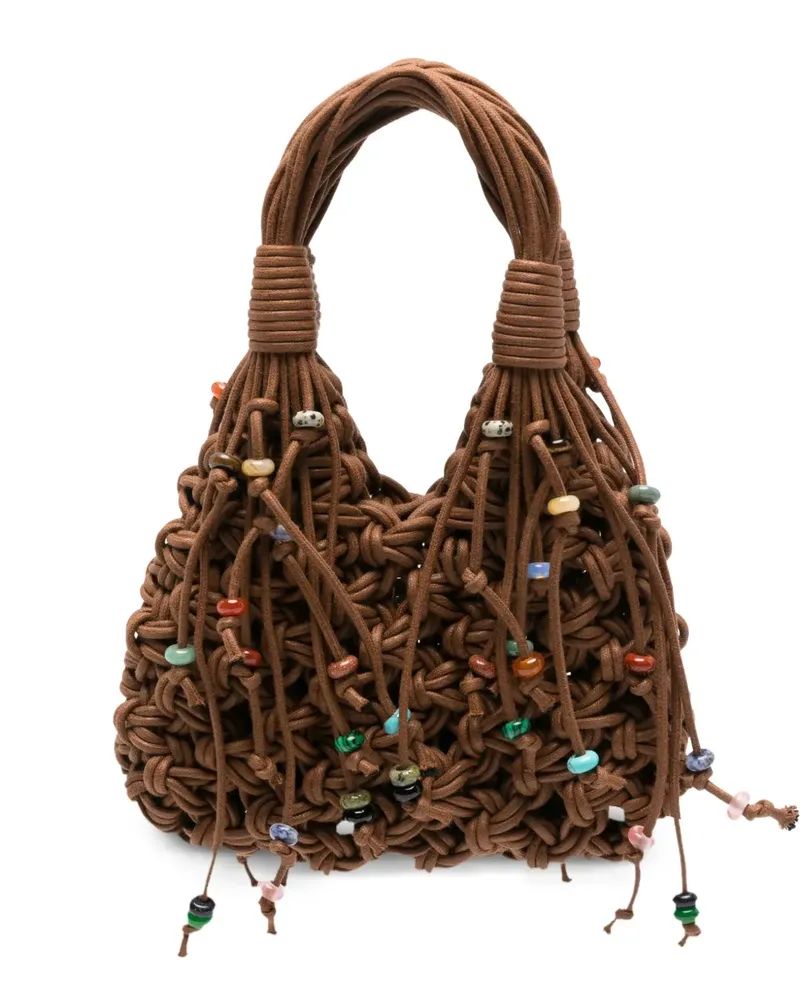HIBOURAMA Mini Vannifique Desert Stone Tote Bag - Braun Braun