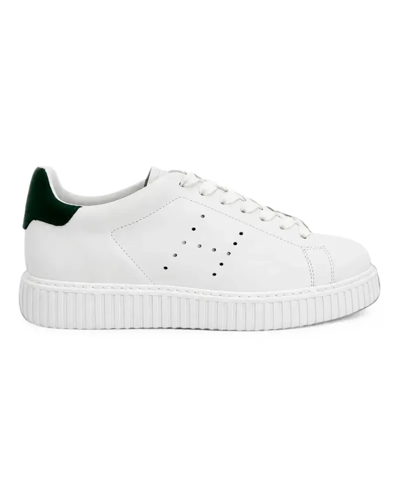 Hogan perforated-logo sneakers - Weiß Weiß