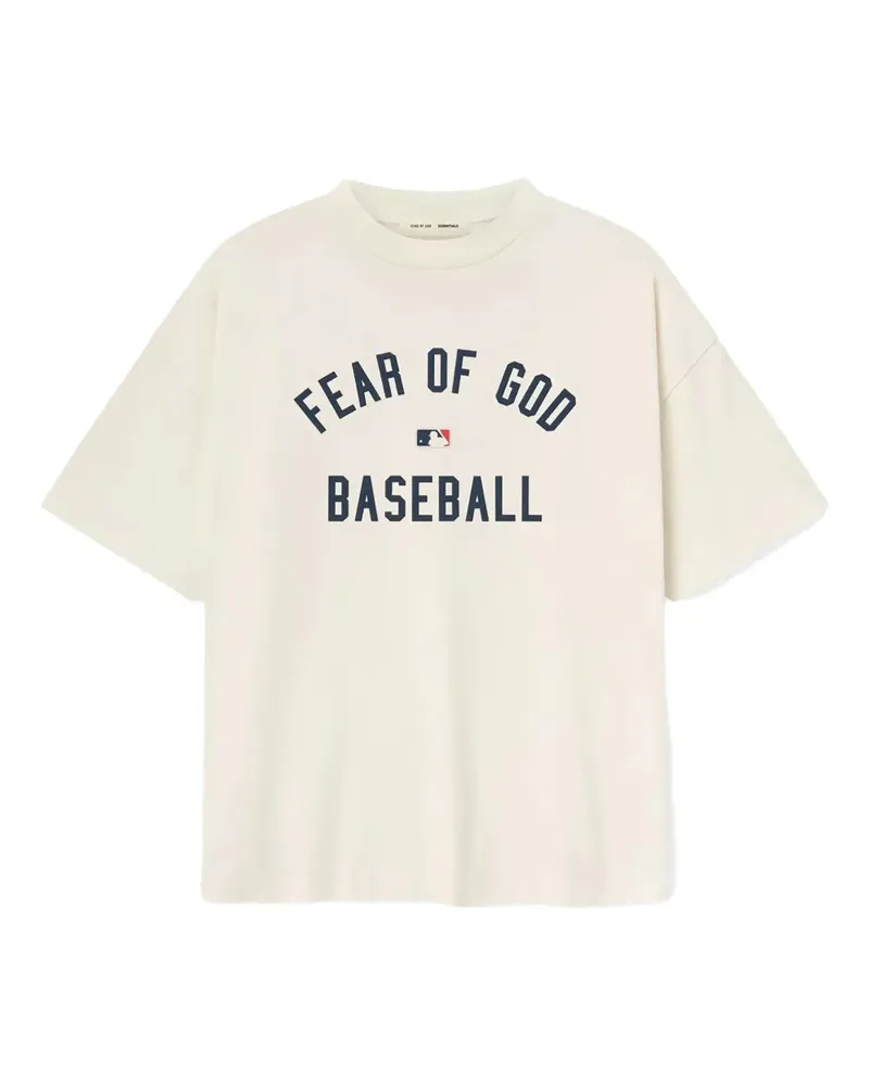 Fear of God x MLB 90 T-Shirt mit Print - Nude Nude