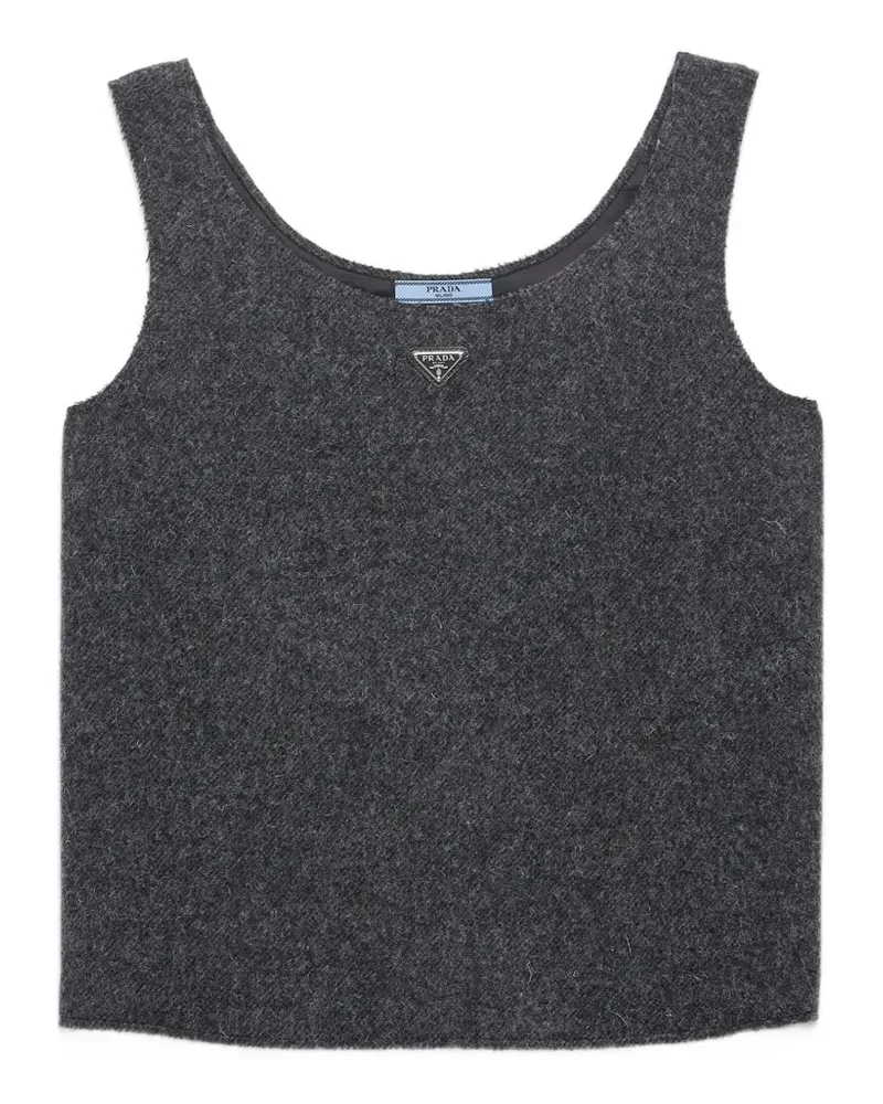 Prada Shetland wool top - Grau Grau