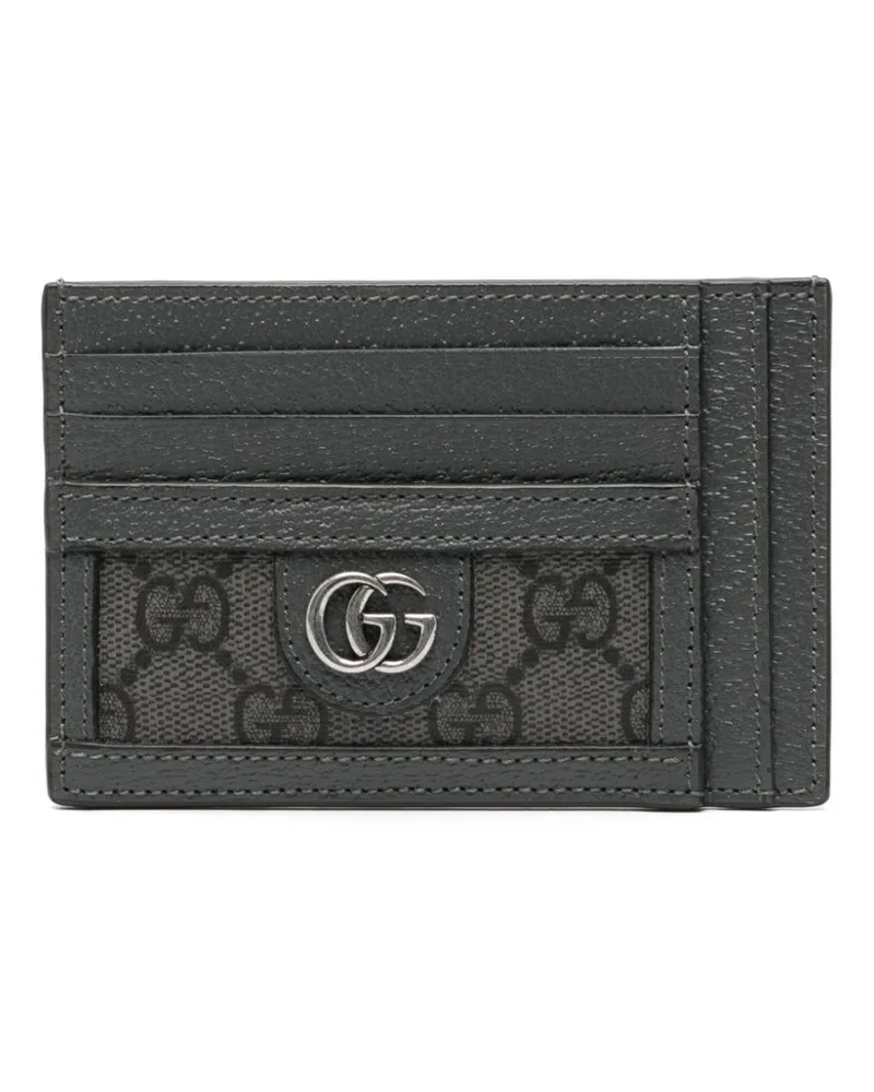 Gucci Ophidia Kartenetui aus GG-Canvas - Grau Grau