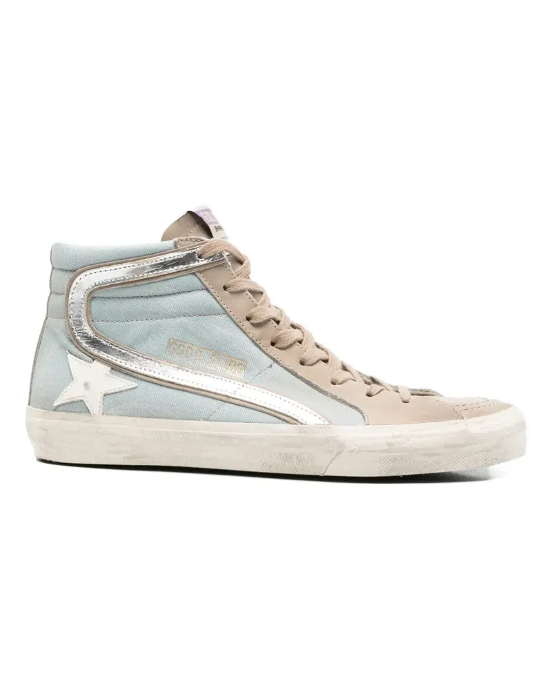 Golden Goose Slide Sneakers mit Sternverzierung - Blau Blau